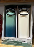 ThermoFlask 2pk 40oz Stainless Steel Tumblers
