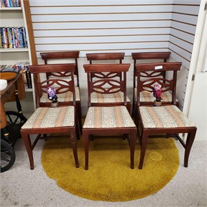 Six Matching Dining Chairs