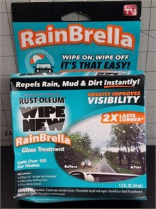 RainBrella glass treatment kit