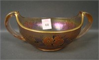 Imperial Pink Smoke  # 615 Two Handled Olive Bowl