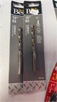 2 New Cobalt Drill bits