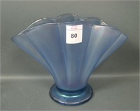 Fenton lilac # 847 Mellon Rib Fan Vase