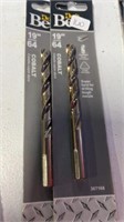 2 New Cobalt Drill bits