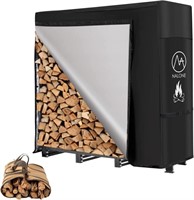 WF1976  NALONE 4FT Firewood Rack with Cover, Carry