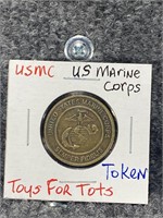 USMC Toys For Tots Token