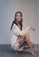 Autograph COA Celine Dion Photo