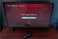 TCL Roku 32" Television With Remote