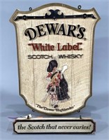 Dewar's Scotch Plastic Foam Sign