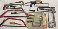 Lot of Various Style Hand Saws: Lenox, Stanley &