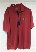 NEW Calgary Flames Golf Shirt Size XXL
