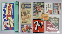 CARDBOARD SODA ADVERTISEMENTS (7)