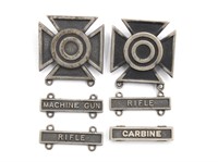 Sterling WWII Vintage Army Marksman Badge
