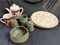 Olive Japan Set,BI Coffee Pot/Cups