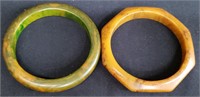 Pair of vintage Bakelite bangles