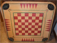 Vintage Full Size Carrom Game Board w/ tons of