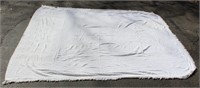 White Fringed Blanket