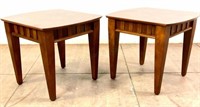 Jdi Klaussner Mid Century Modern Style Side Tables