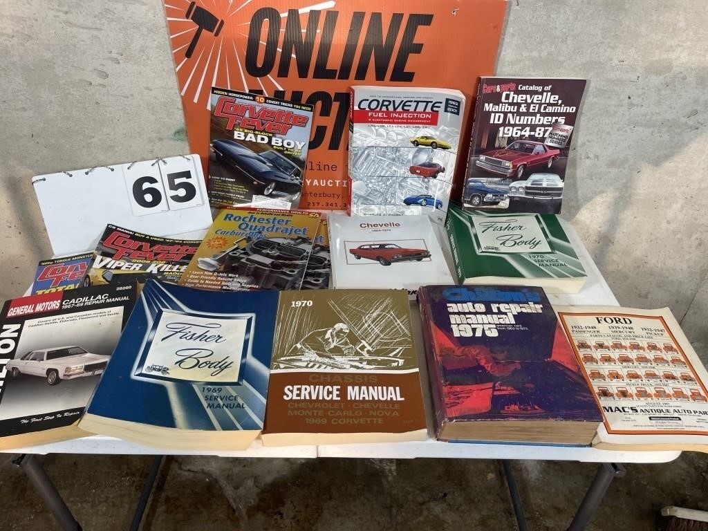 Auto Service Manuals Lot