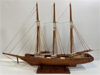 CAPTAIN HAROLD WALTERS - QUACO QUEEN SHIP MODEL