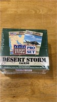 Sealed Box of Desert storm cards