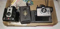Vintage Cameras - Brownie Hawkeye, Zeiss Ikon Box-