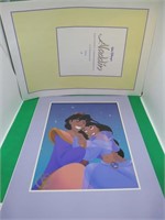 1993 Disney's Aladdin  Exclusive Lithograph