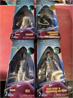 Star Trek four dolls