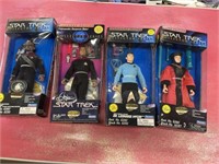 Star Trek Collector series, dolls 4 PCs