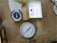 Weksler gauge & Stewart hand tachometer