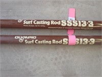 2x Olympic surf casting rods, SSS13-3, 13',