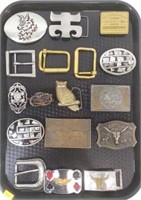 (17) Assorted Belt Buckles