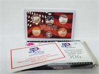 2006 90% Silver US Mint State Quarters Proof Set
