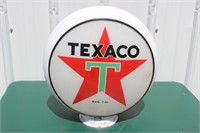 Texaco- glass ( one side cracked base broken)