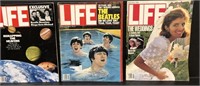 LOT OF (3) VINTAGE LIFE MAGAZINES (JUNE 1981, FEBR