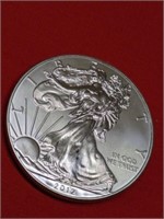 2012 UNC American Silver Eagle One Ounce Silver