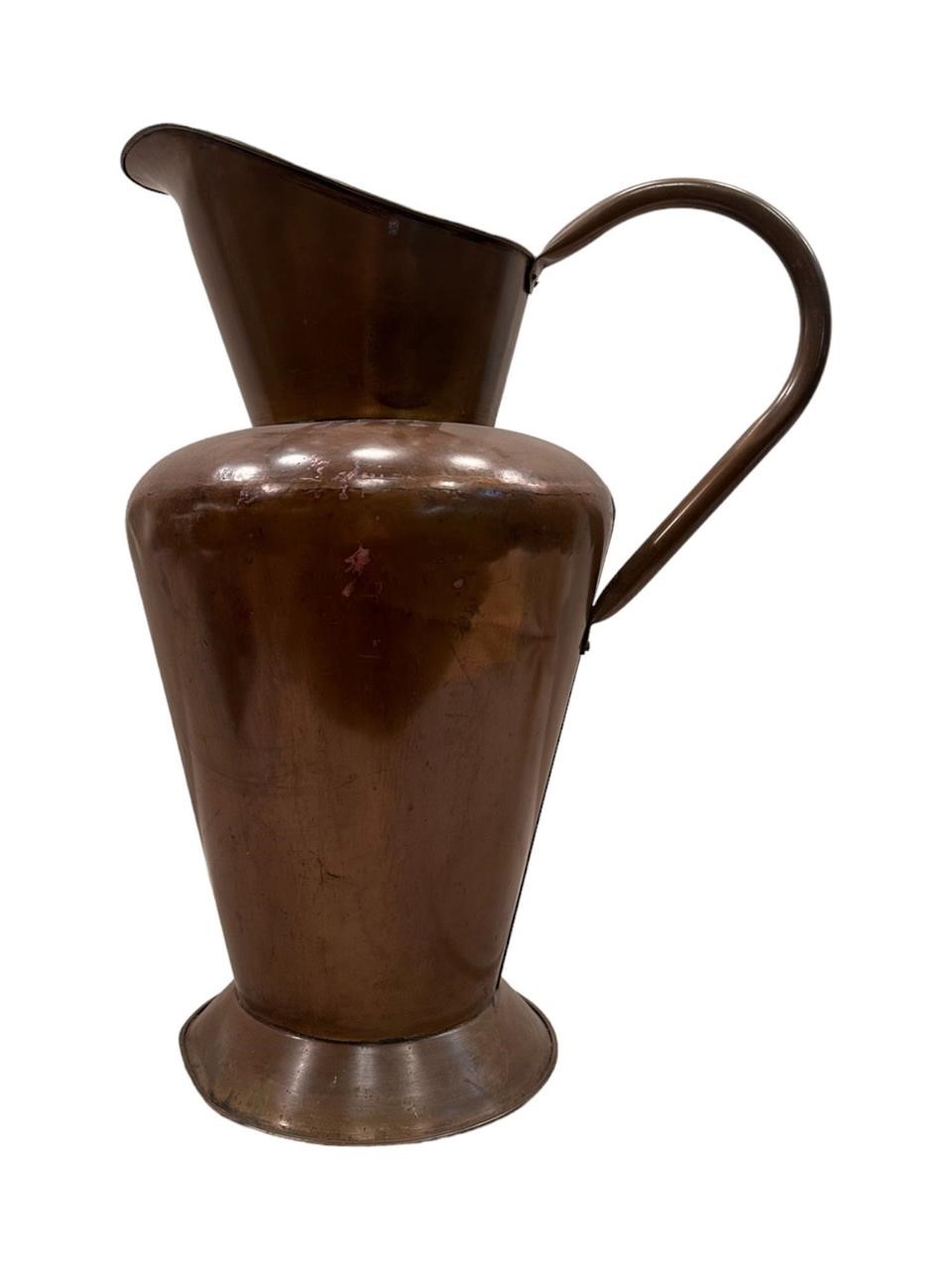 Large Brass Pitcher, French