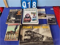 train railroad book lot