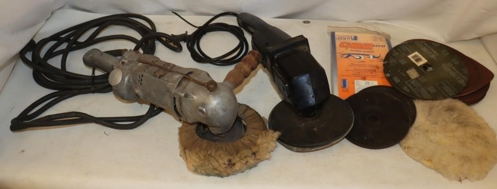 2 Hand Power Tools: Vintage B&B Buffer works And