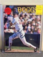 Wade Boggs Autographed Magazine w/COA