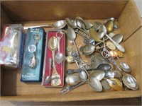 Flat of Small Collector Spoons