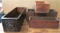 Antique Boxes & Sewing Machine Drawer