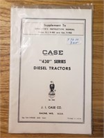 Case model 430 series operators manual