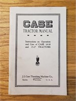 Case 10-18 and 15-27 tractors operators manual