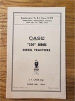 Case model 530 series operators manual