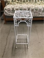 Small Painted Metal Plant Stand