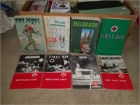 Lot of 8 Vintage Boy Scouts Of America Books
