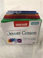 New Maxwell 10 Jewel Cases-DVD & CD