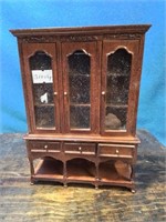 Doll house furniture China cabinet
