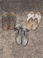 3 Pairs of Munro Sandals