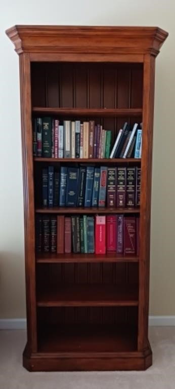Tall Wooden Bookcase